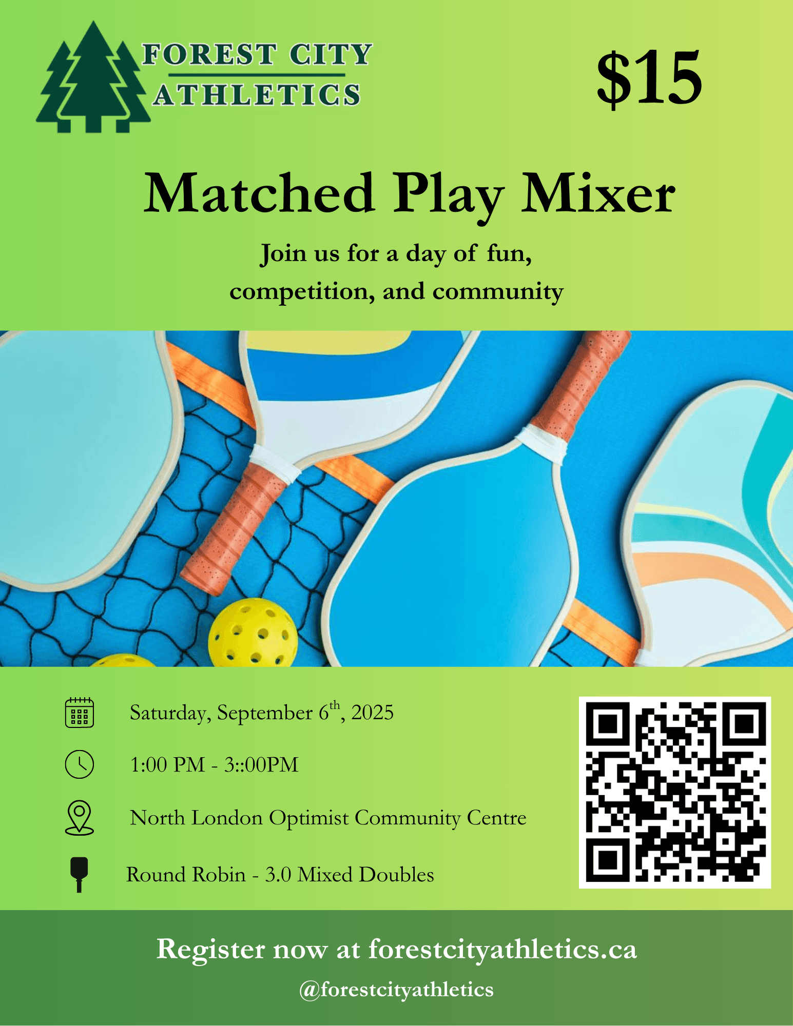 FCA Matched Play Mixer Flyer